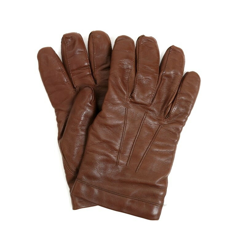 高級ブランド】madova 本革レザー手袋 カシミア100% ブラウン 茶色