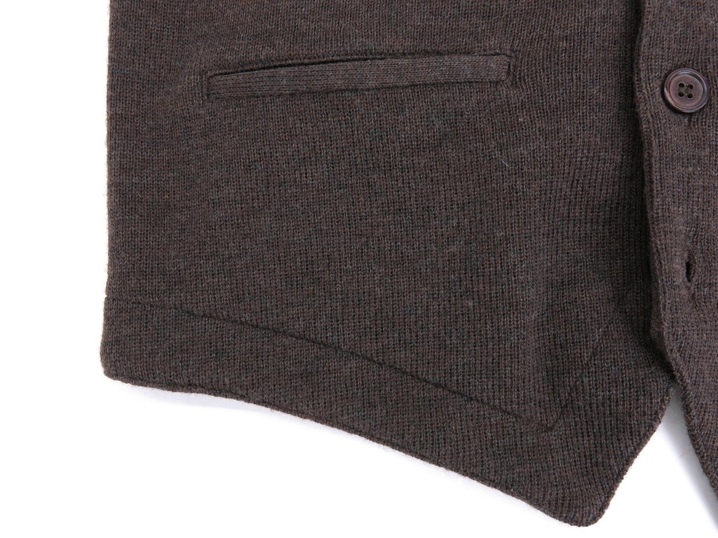 楽天市場】【中古】グランサッソ GRAN SASSO ハイゲージウール ジレ型