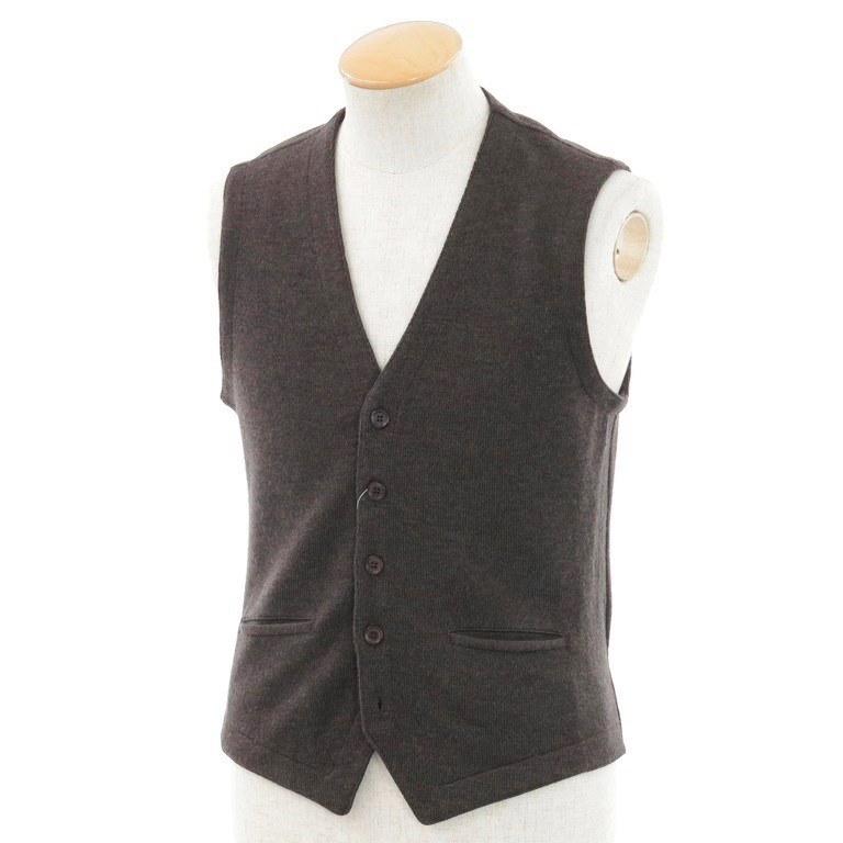 楽天市場】【中古】グランサッソ GRAN SASSO ハイゲージウール ジレ型