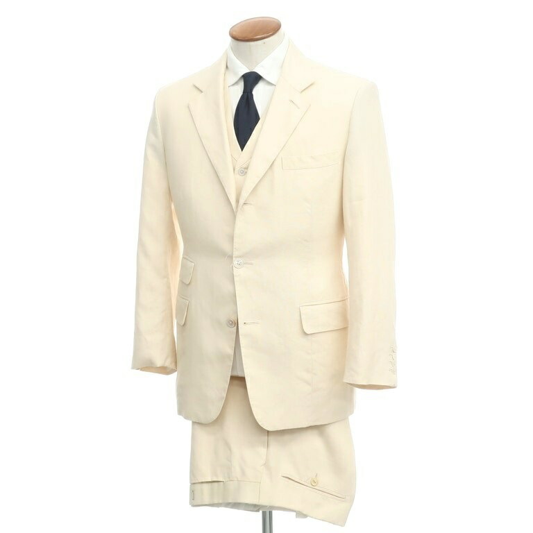 楽天市場】【中古】ヘンリープール Henry Poole リネン スリーピース 3