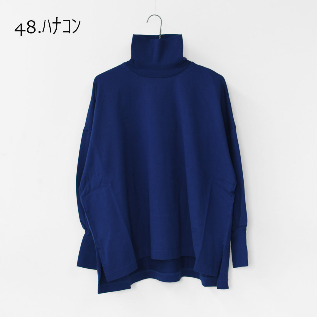 楽天市場】prit [プリット] 40/2天竺 タートルネックビッグプル