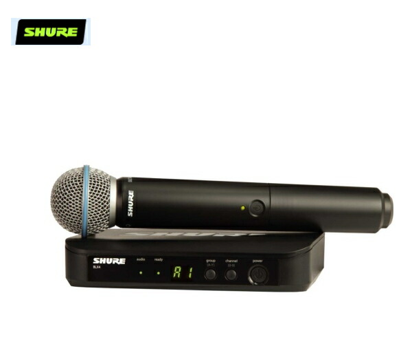 楽天市場】SHURE/シュアー BLX24/BETA58A ワイヤレスマイクセット