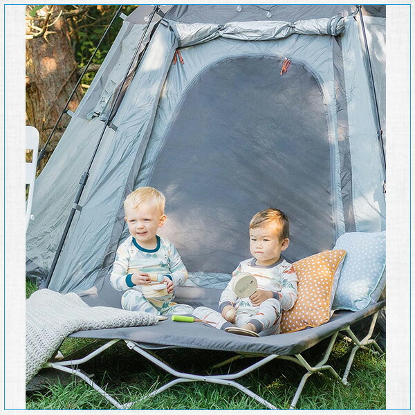 楽天市場】【在庫有り】レガロ マイ コット ツイン ポータブル 幼児用