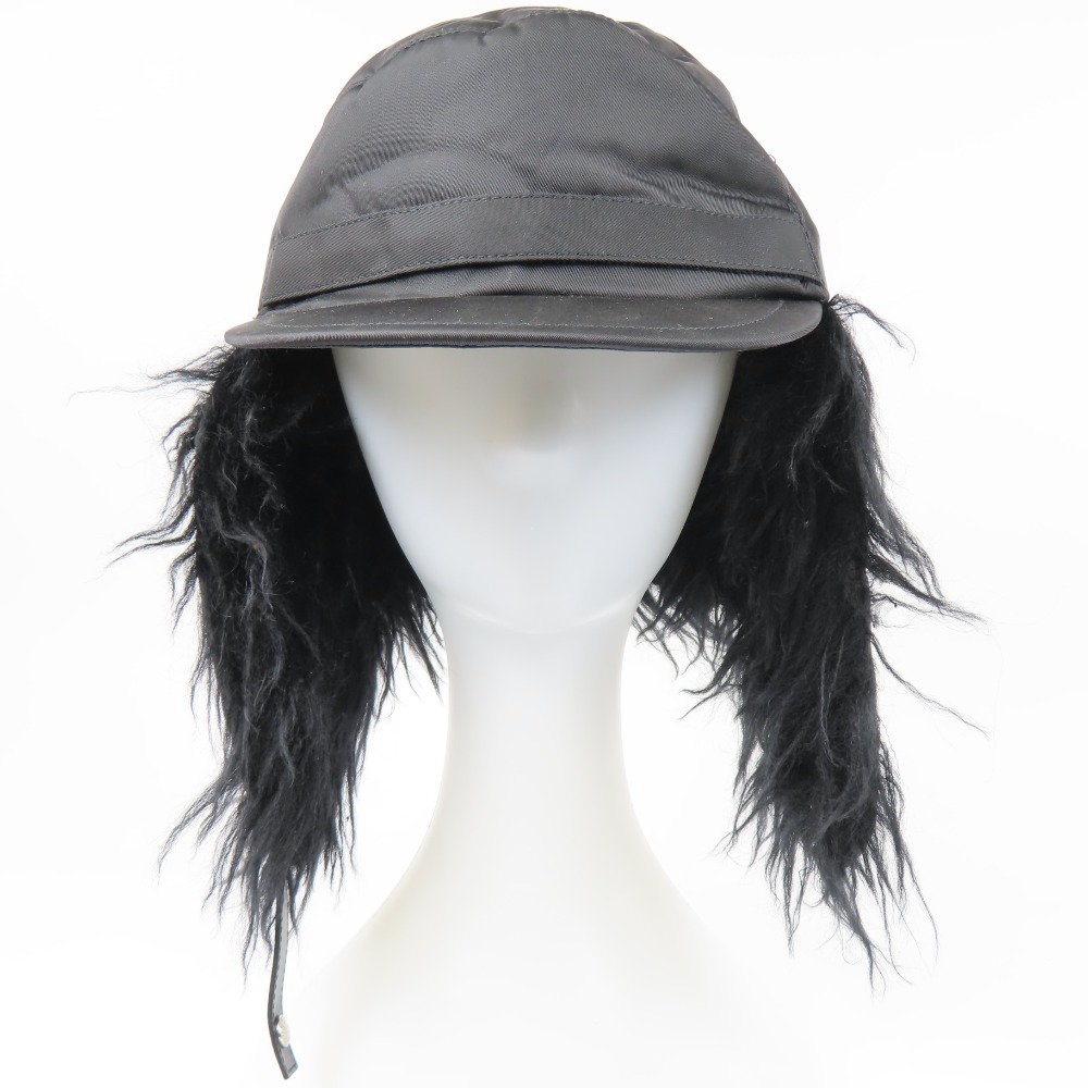 楽天市場】プラダ ファーフラップ L フライトキャップ 防寒 ハット