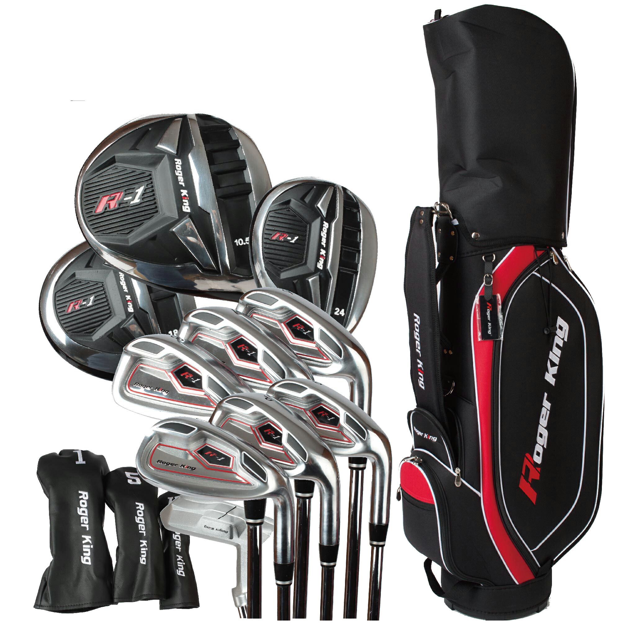 楽天市場】広田ゴルフ ロジャーキング 初心者セット 10本 クラブセット