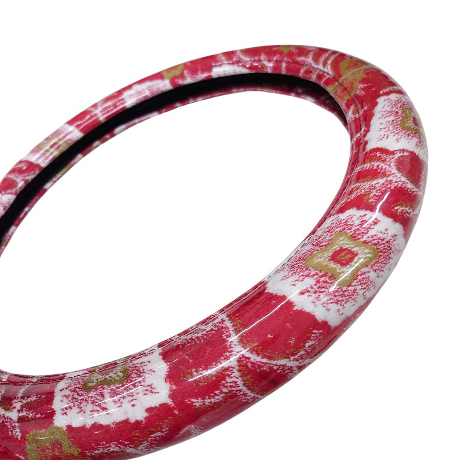 楽天市場】極太ハンドルカバー 大花束 レッド|トラック用品 トラック用