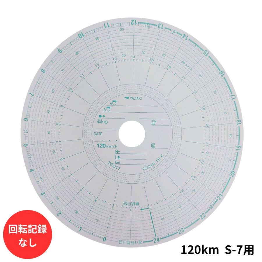 楽天市場】矢崎 タコグラフ チャート 紙 120kの通販