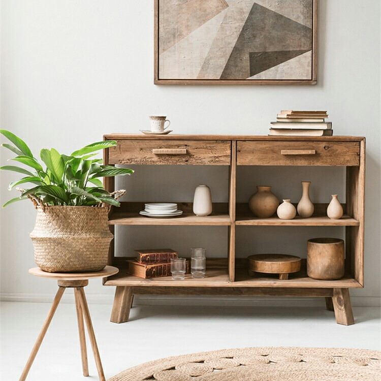 楽天市場】【古材家具】リサイクルパイン オープンシェルフ