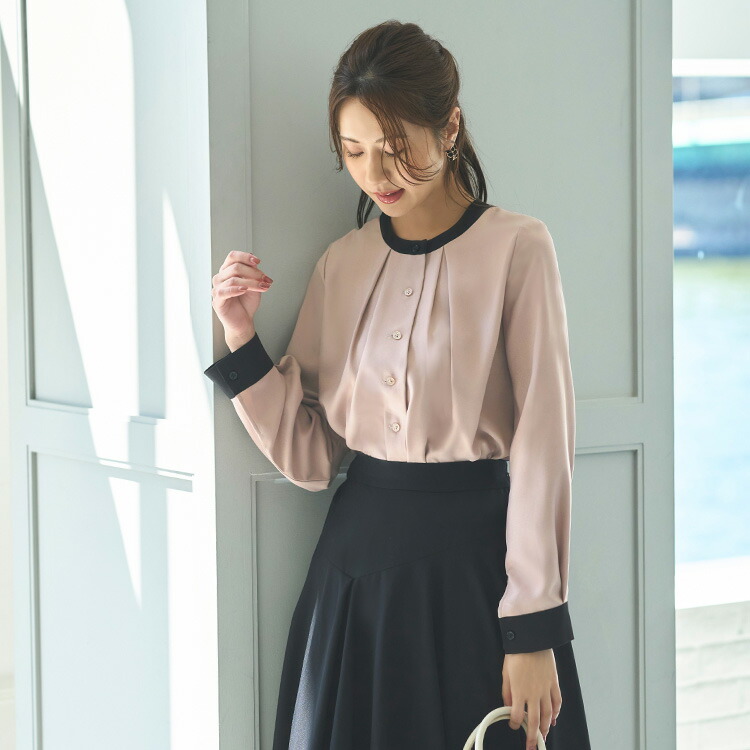 楽天市場】【バーゲン価格】【洗える】レディース ボウタイブラウス