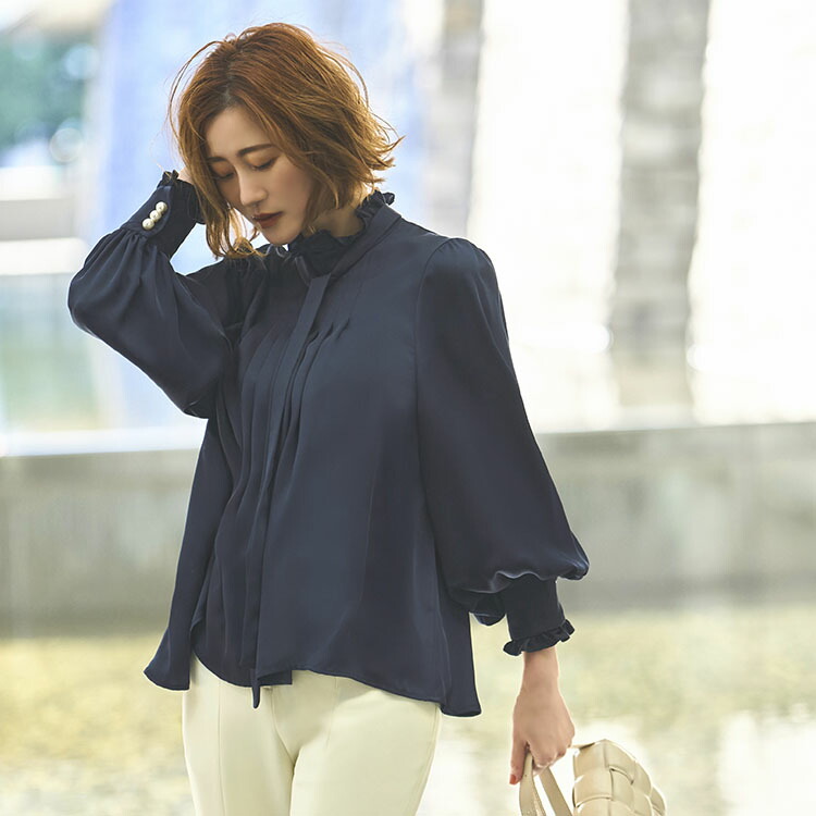 楽天市場】【ドレスアップデコルテブラウスシリーズ】【洗える