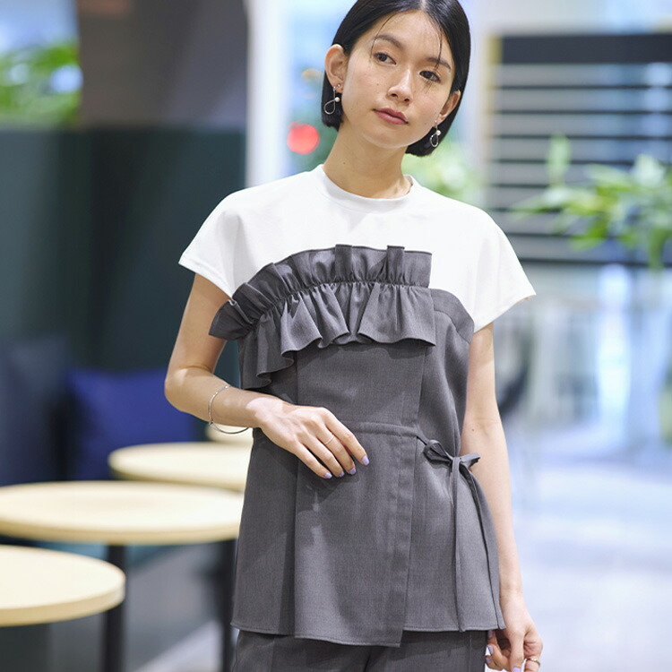 楽天市場】【洗える】レディース セットアップ トップス カットソー