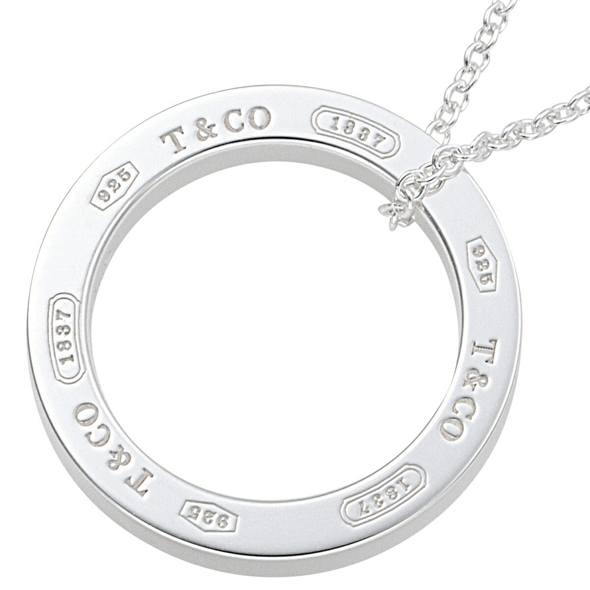 楽天市場】ティファニー TIFFANY&CO 1837 サークル ペンダント