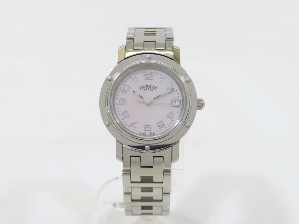 楽天市場】エルメス CL4.210 クリッパー ナクレ SS/クォーツ