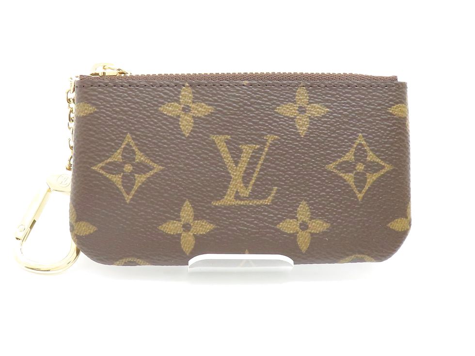 モノグラム ポシェットクレ 金チェーン付き メンズ レディース カード