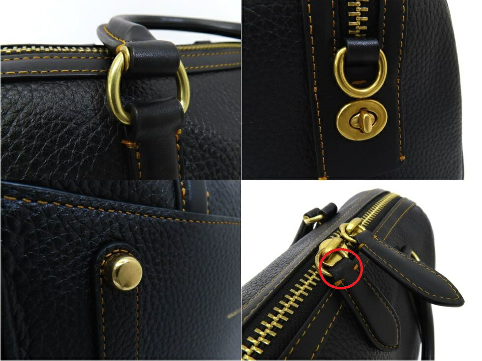 楽天市場】コーチ C8864 レザー ブラック ルビーサッチェル25 2way