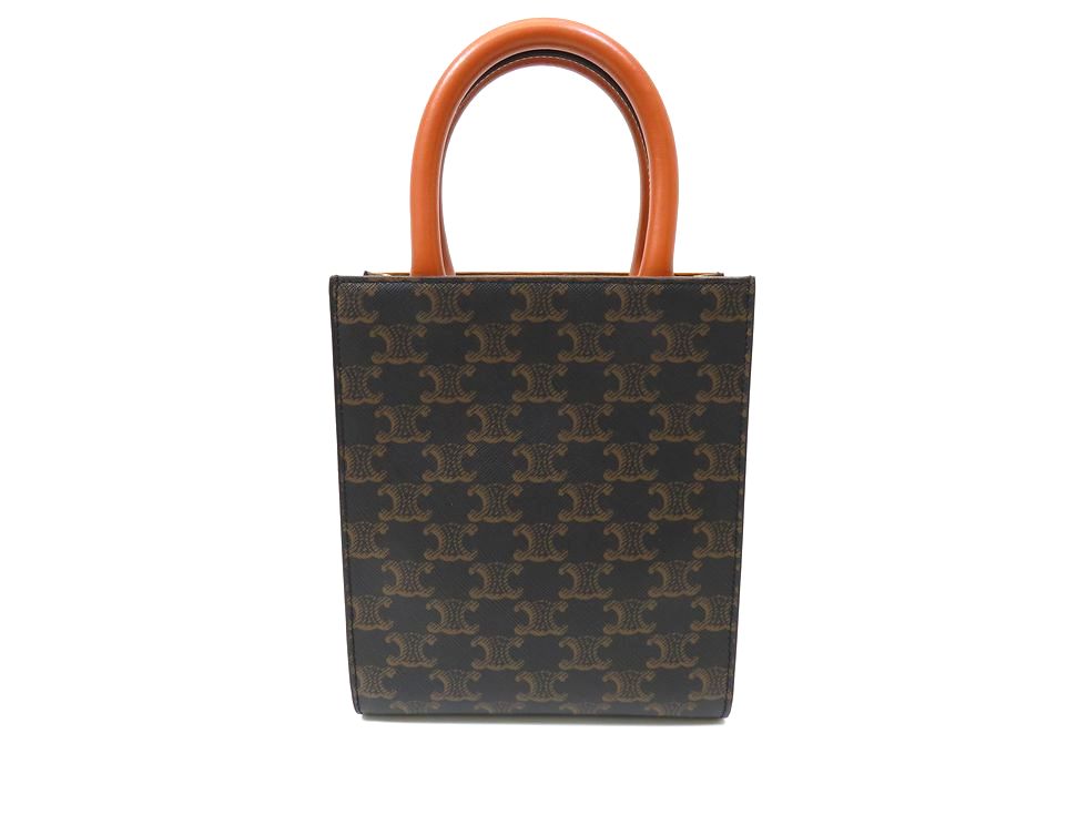 楽天市場】セリーヌ 194372BZK.04LU トリオンフキャンバス×レザー タン