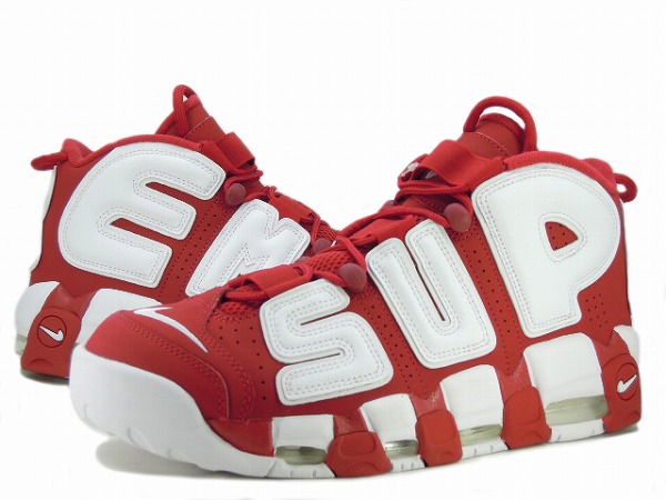 楽天市場】SUPREME × NIKE AIR MORE UPTEMPO`レッド` (シュプリーム
