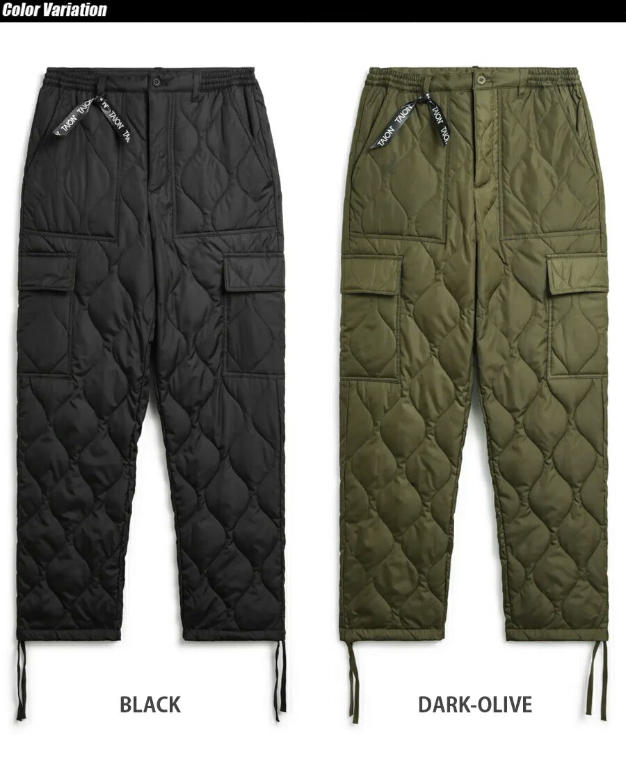 楽天市場】TAION(タイオン) ミリタリー カーゴダウンパンツ132ML-1