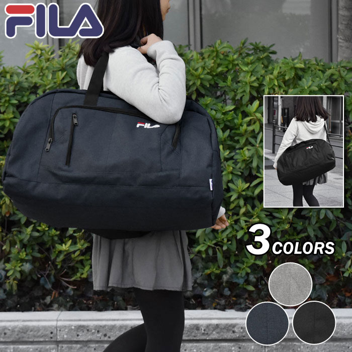 楽天市場】ボストンバッグ レディース/FILA フィラ ポリキャンバス