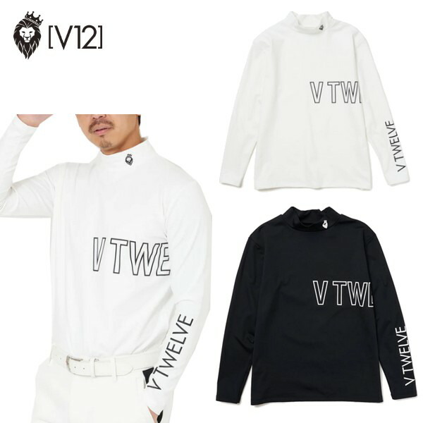 楽天市場】V12 ゴルフ V TWELVE（秋冬モデル！）O/L LOGO L/S MOCK
