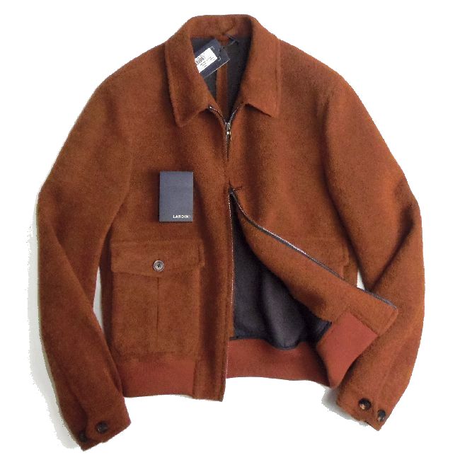 楽天市場】LARDINI ラルディーニ LIKNIT 起毛 ブルゾン オレンジ