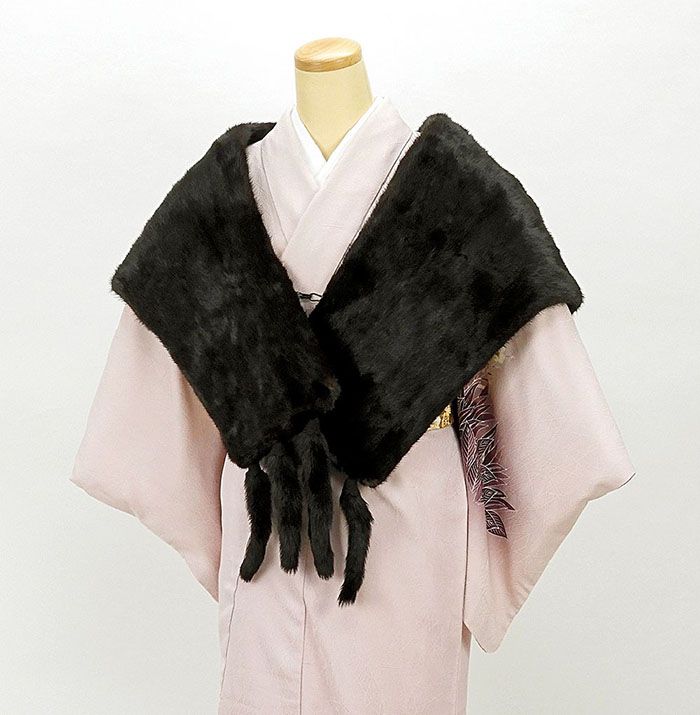 楽天市場】【ポイント10倍】ショール ミンク 毛皮 ストール リアル