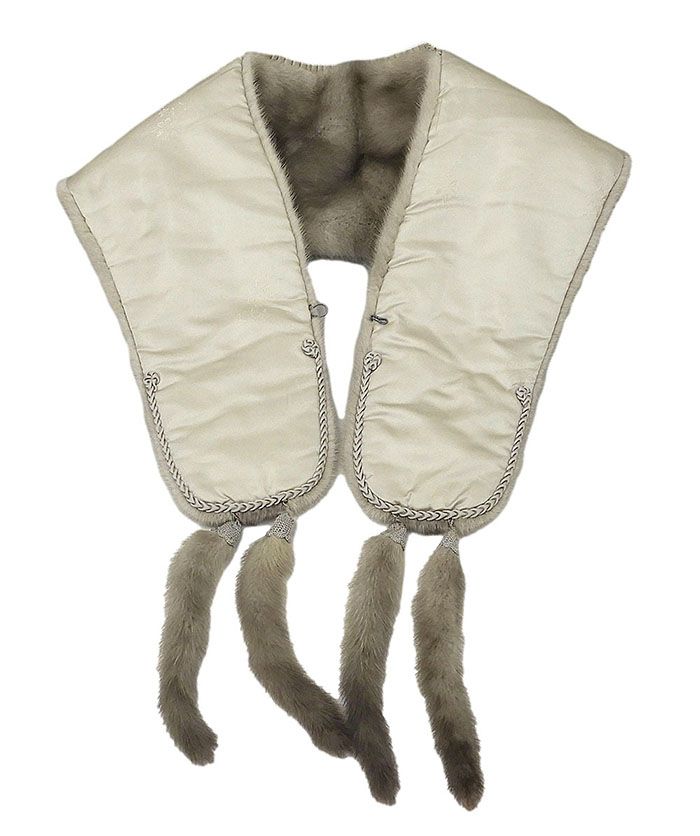 楽天市場】ショール ミンク 毛皮 ストール リアルファー ショール