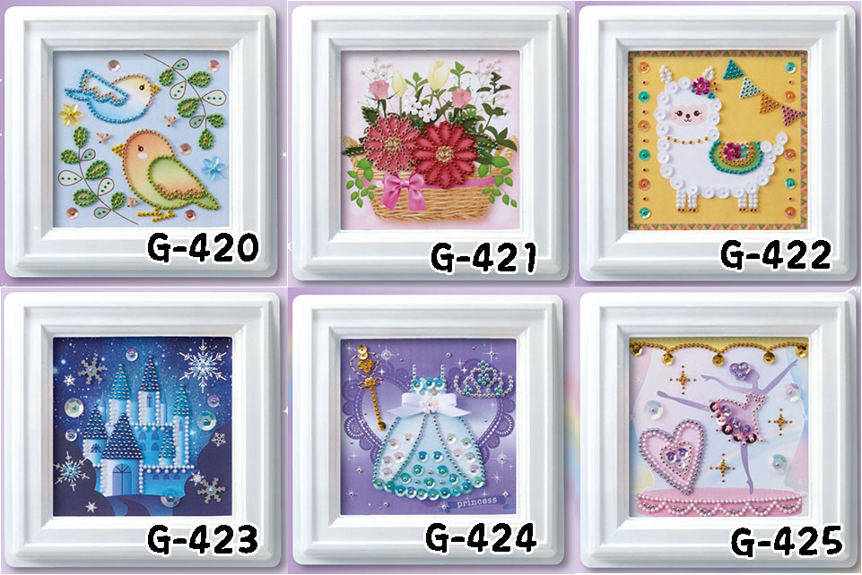 楽天市場】[AD018]TOHOビーズキット ミニプッシュ (2) 額付き【簡単