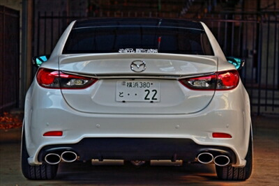 楽天市場】アテンザセダン GJ系 リアハーフスポイラー 塗装取付込