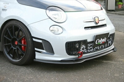 楽天市場】アバルト 500/595 前期 フロントリップスポイラー カーボン