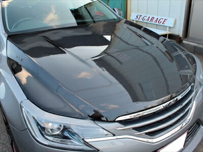 楽天市場】マークX GRX130 中後期 AXCENT エアロボンネット カーボン製