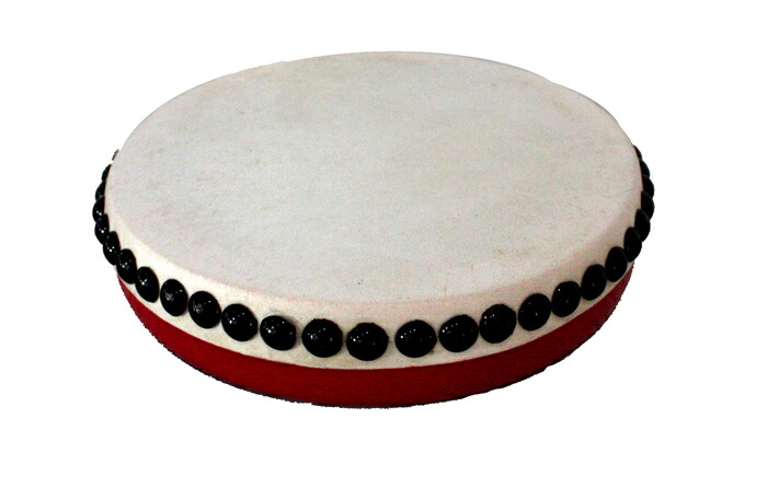 楽天市場】エイサー 用 太鼓 パーランクー(大) 水牛皮 直径21cm バチ1