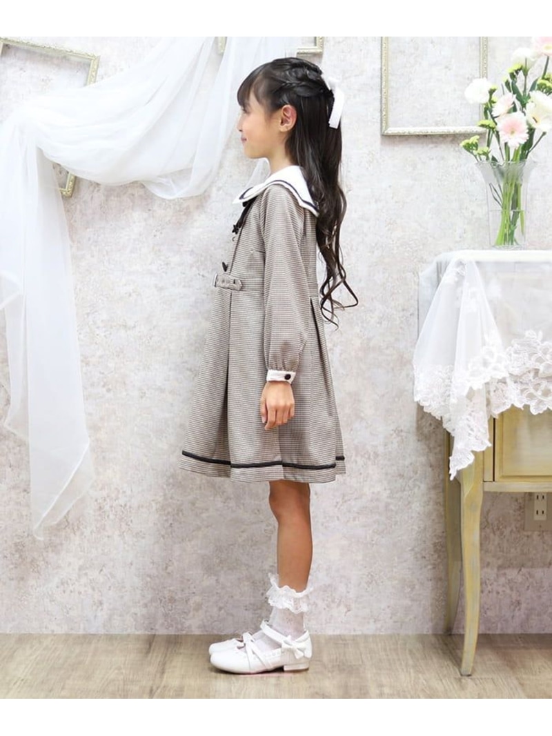 楽天市場】【SALE／30%OFF】襟付きWボタンワンピース axes femme kids