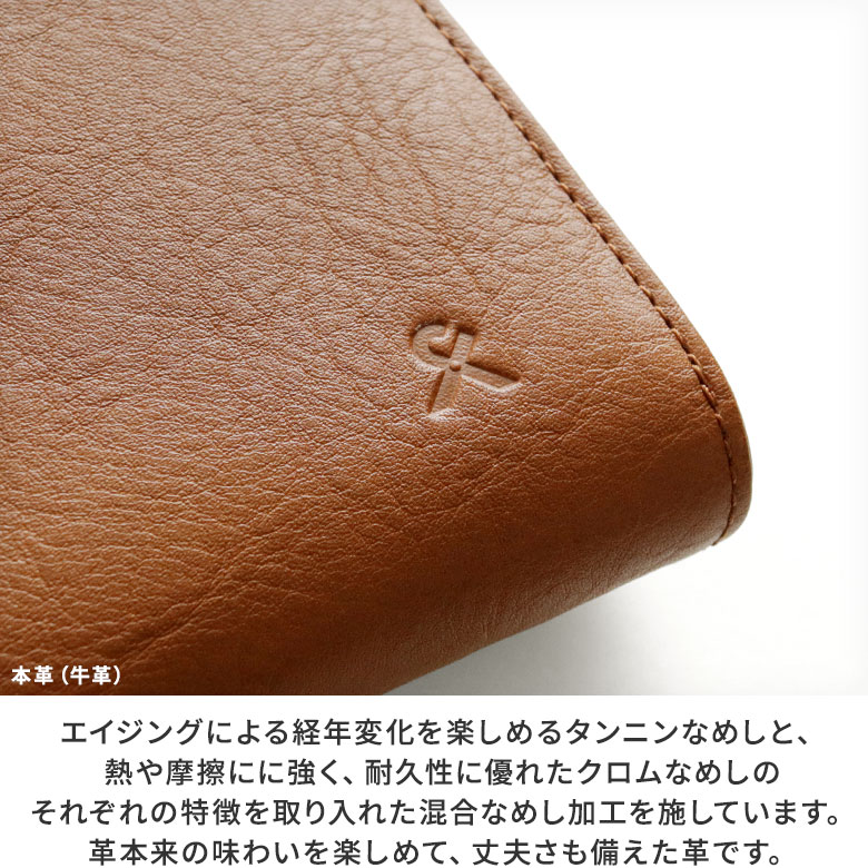 楽天市場】がま口二つ折りラウンド財布【X＿ナマラカーフ】本革 革財布