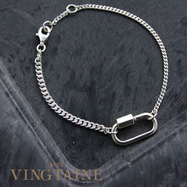 楽天市場】シルバー925 オーバルモチーフチェーンブレスレット