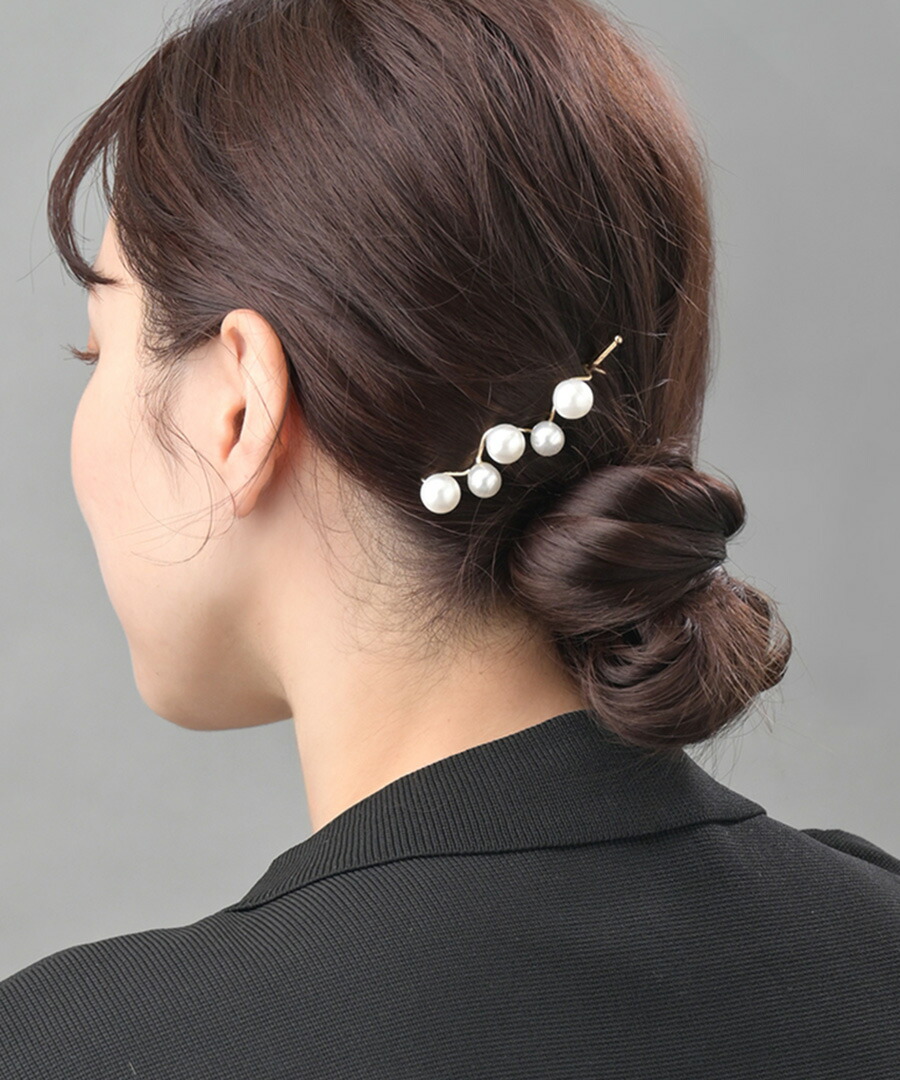 サクラサク◇新品未使用◇コレットマルーフ パールヘアピン 2本セット