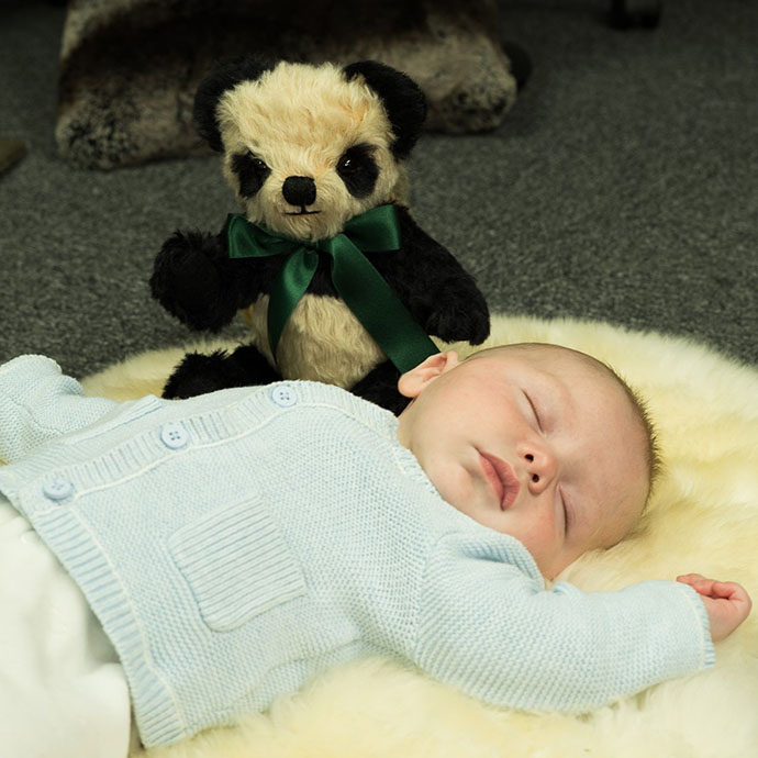 楽天市場】テディベア メリーソート アンティーク パンダ ぬいぐるみ