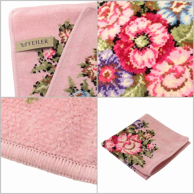 楽天市場】FEILER フェイラー ハンカチ タオル ハンドタオル 花柄