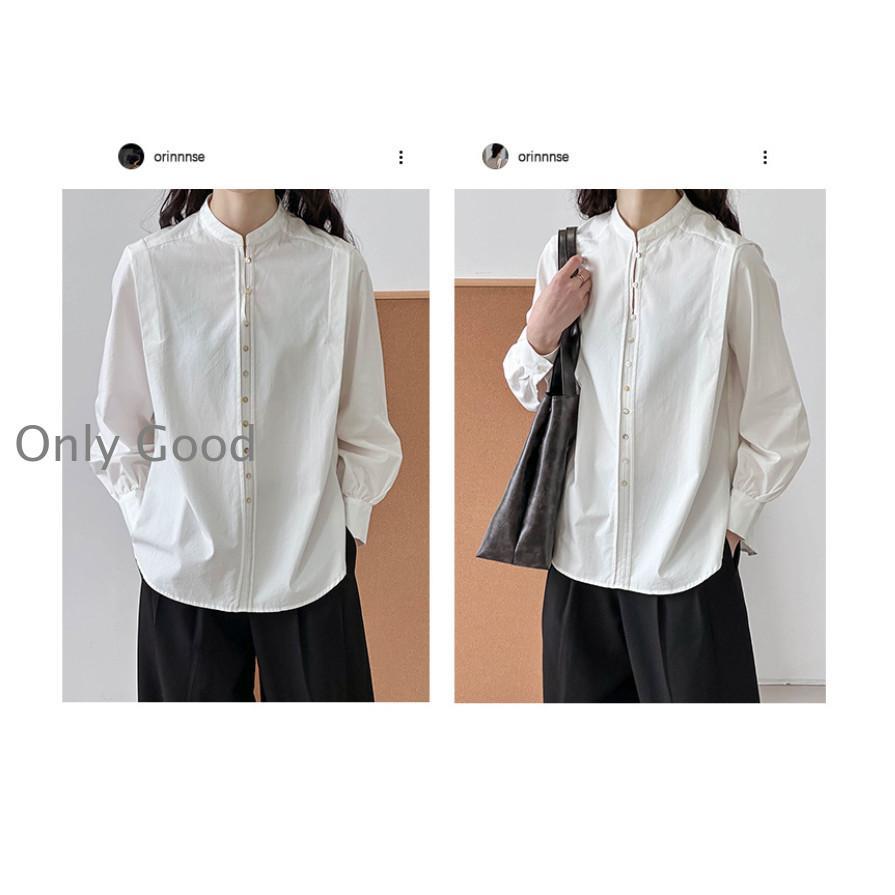 楽天市場】ラウンドカラーブラウス レディース 裾スリット トップス 白