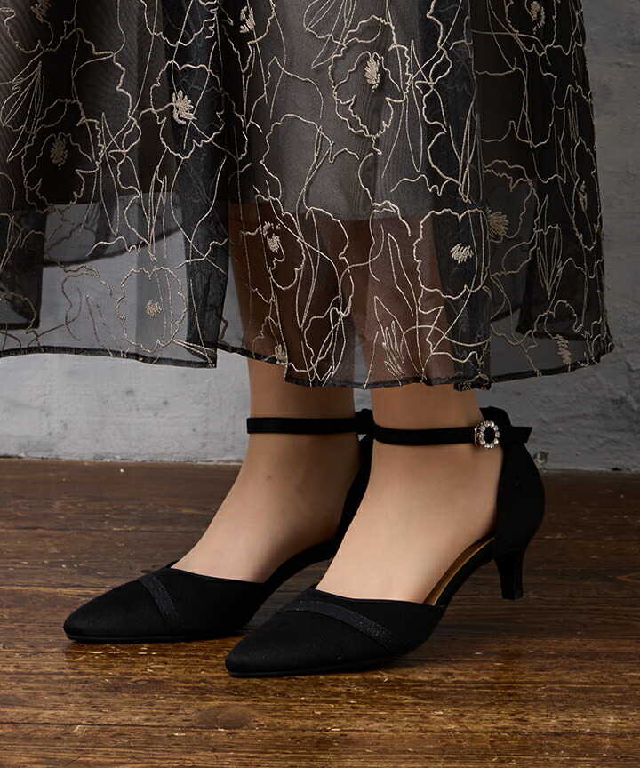 楽天市場】ビジューモチーフセパレートパンプス【結婚式 シューズ