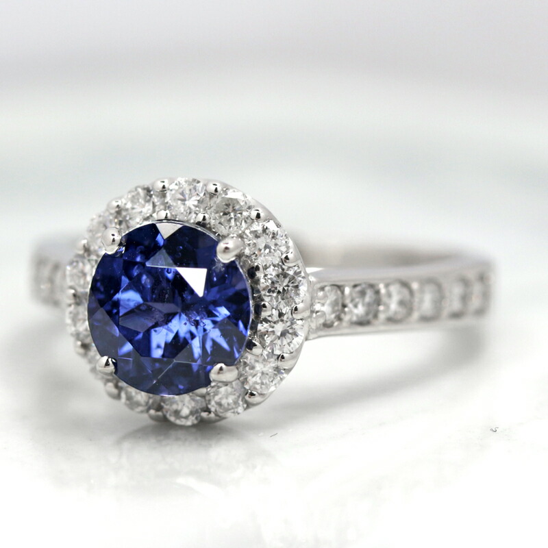 楽天市場】バイオレットスピネル 1.684ct リング 12号 PT900 プラチナ