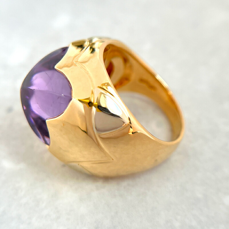 楽天市場】【BVLGARI】ブルガリ ピラミデ アメジスト リング 13.5号