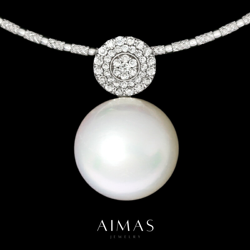 楽天市場】【オーロラフェニックス】 白蝶真珠 17.3mm ネックレス