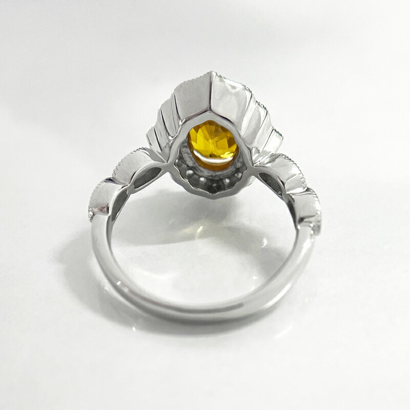 楽天市場】【ｾｰﾙ】イエローサファイア 2.126ct リング 12号 PT900