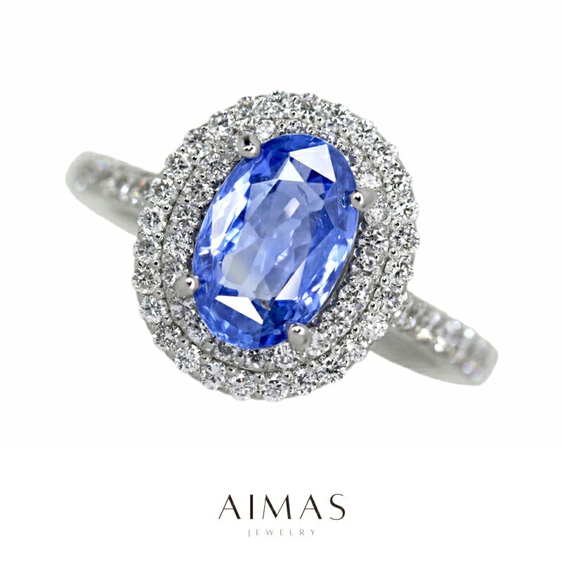 楽天市場】スリランカ産非加熱ブルーサファイア 2.23ct リング 12号