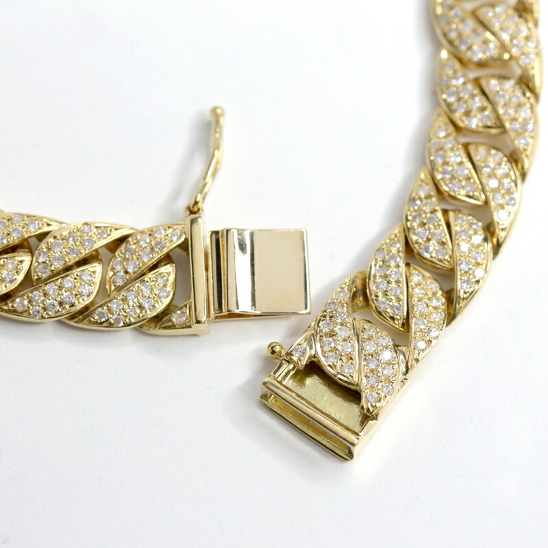 楽天市場】ダイヤモンド 2.8ct ブレスレット K18YG イエローゴールド