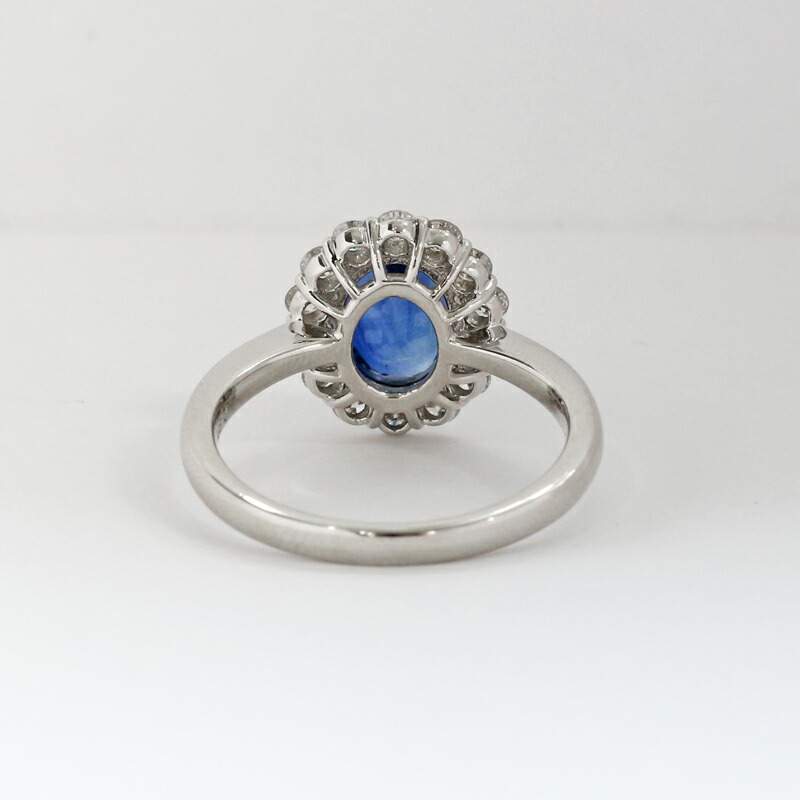 楽天市場】ロイヤルブルーサファイア 1.84ct リング 11号 PT900