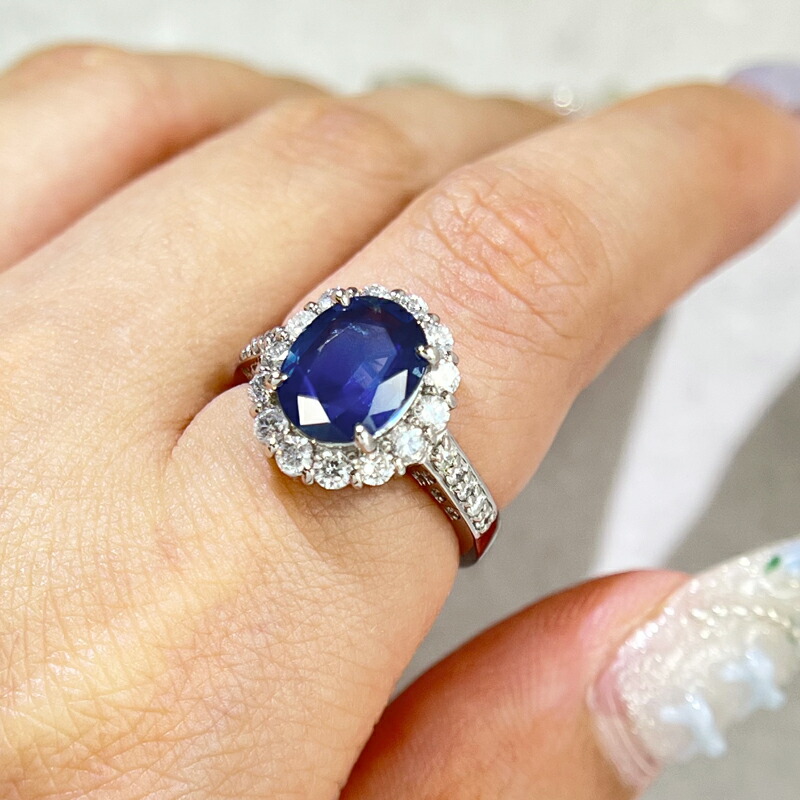 cheese☆スリランカ産ブルーサファイア☆リングオーダー えむえす