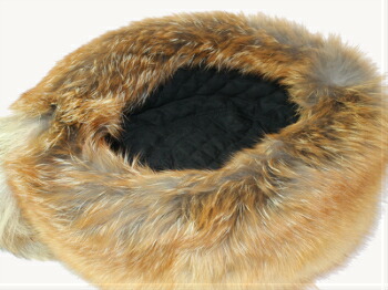 楽天市場】赤キツネ フォックスファー帽子 クロケット フワフワ 暖かい