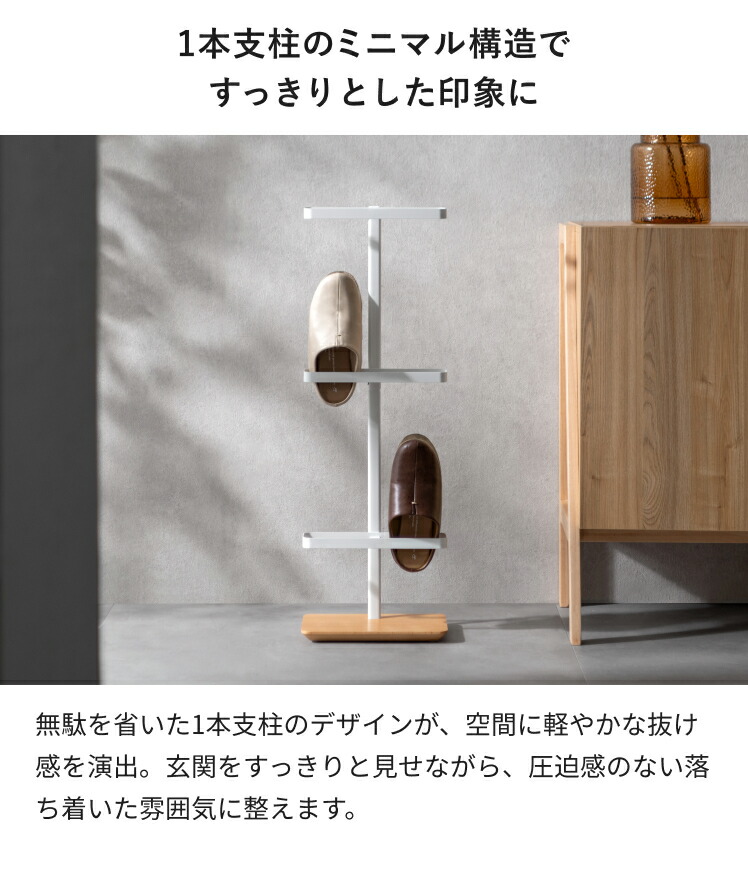 楽天市場】【3/1限定！全品5％OFFクーポン配布中】 スリッパラック